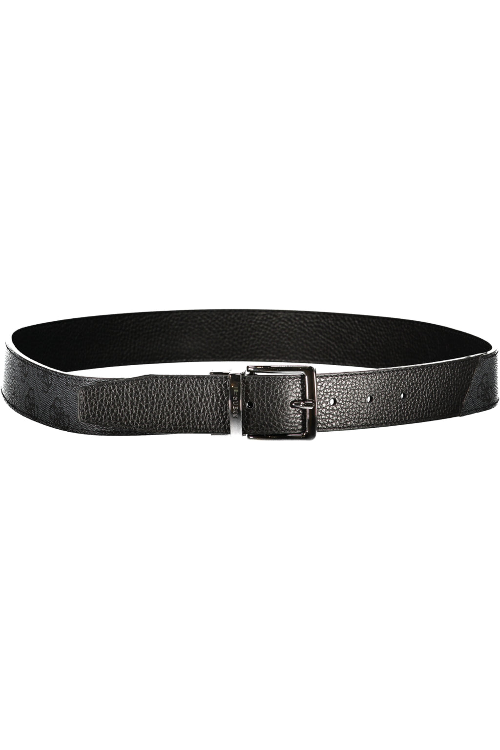 GUESS JEANS CINTURA IN PELLE UOMO GRIGIO