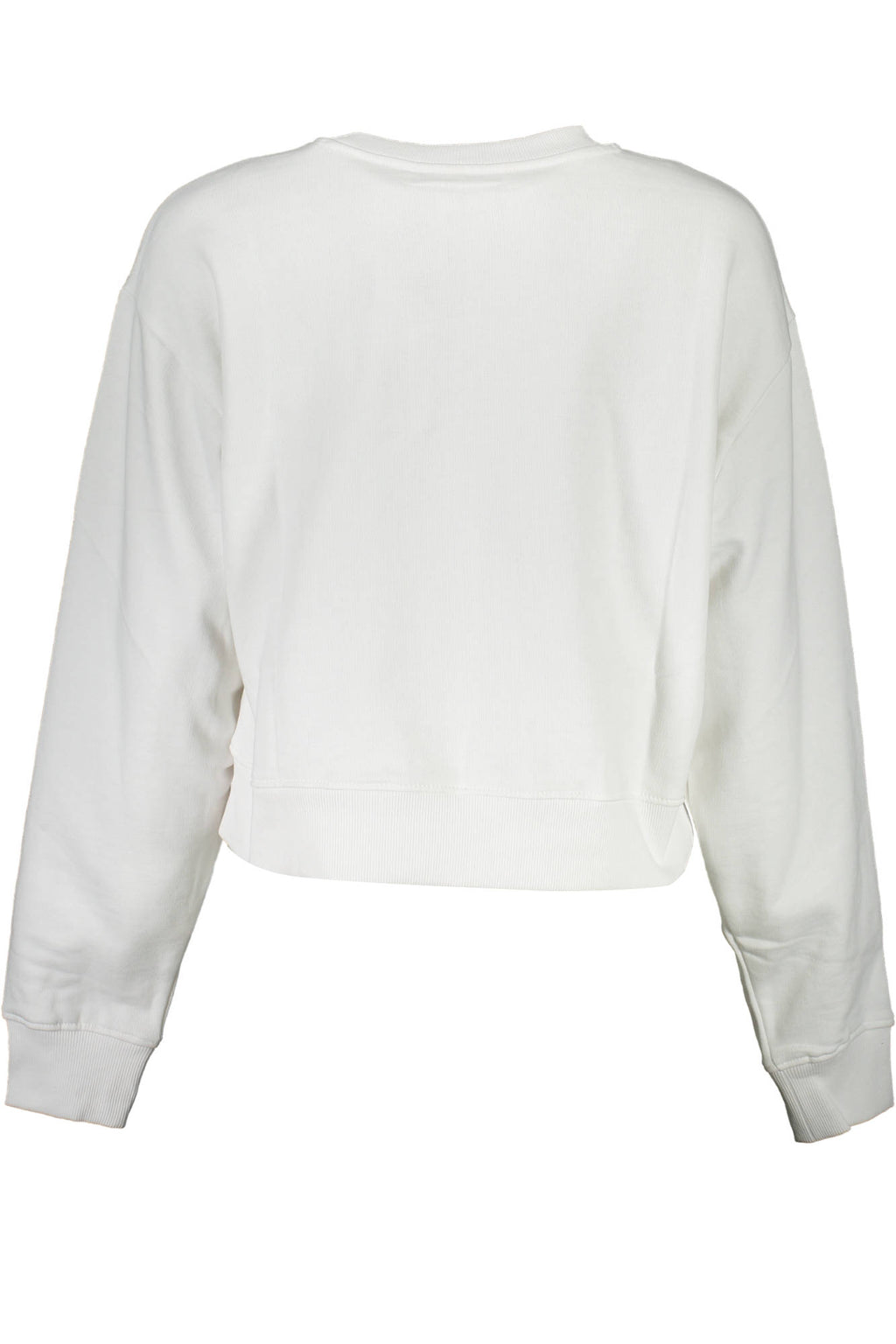 GUESS JEANS FELPA SENZA ZIP DONNA BIANCO