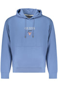 GUESS JEANS FELPA SENZA ZIP UOMO AZZURRO