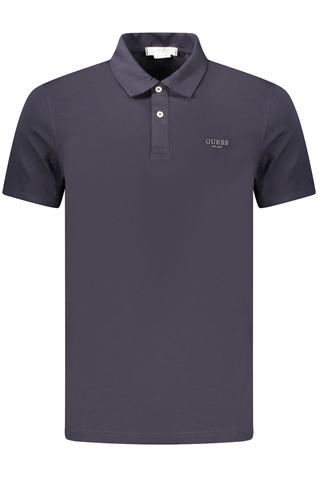 GUESS JEANS POLO MANICHE CORTE UOMO BLU