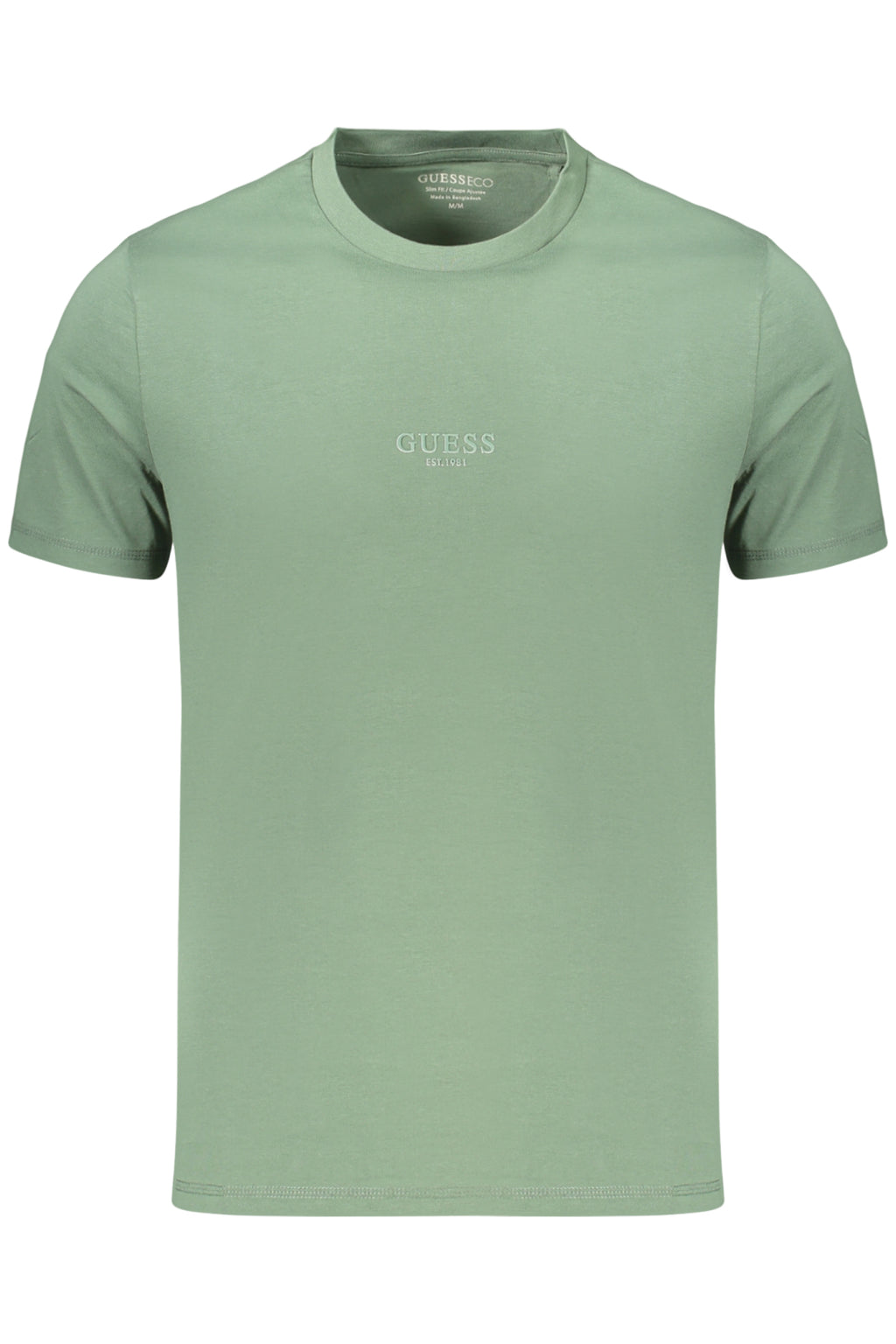 GUESS JEANS T-SHIRT MANICHE CORTE UOMO VERDE