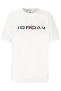 JORDAN T-SHIRT MANICHE CORTE BAMBINO BIANCO