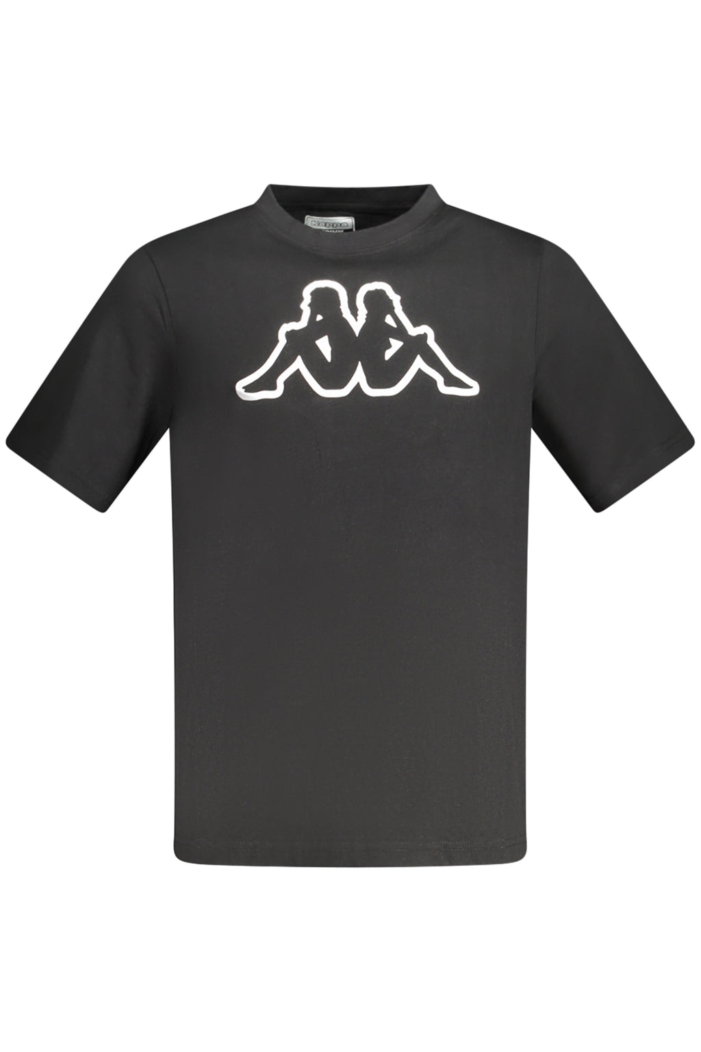 KAPPA T-SHIRT MANICHE CORTE UOMO NERO