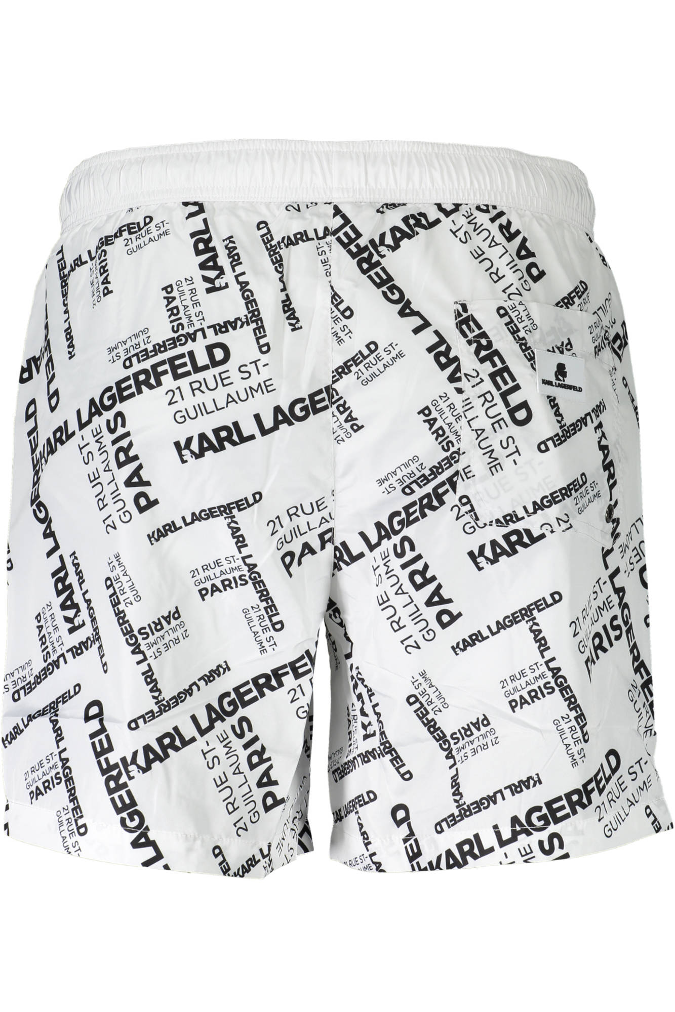KARL LAGERFELD BEACHWEAR COSTUME PARTE SOTTO UOMO BIANCO