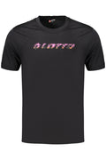 LOTTO T-SHIRT MANICHE CORTE UOMO NERO