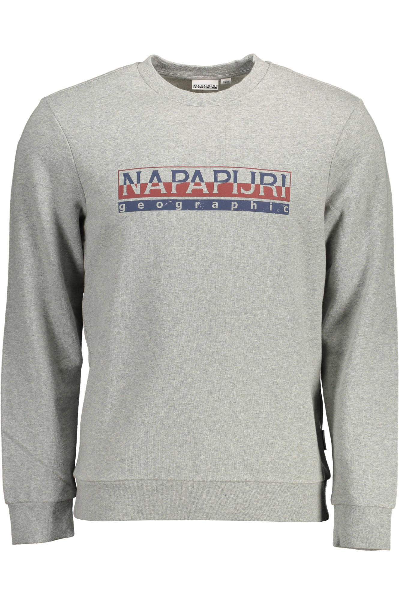 NAPAPIJRI FELPA SENZA ZIP UOMO GRIGIO