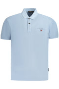 NAPAPIJRI POLO MANICHE CORTE UOMO AZZURRO
