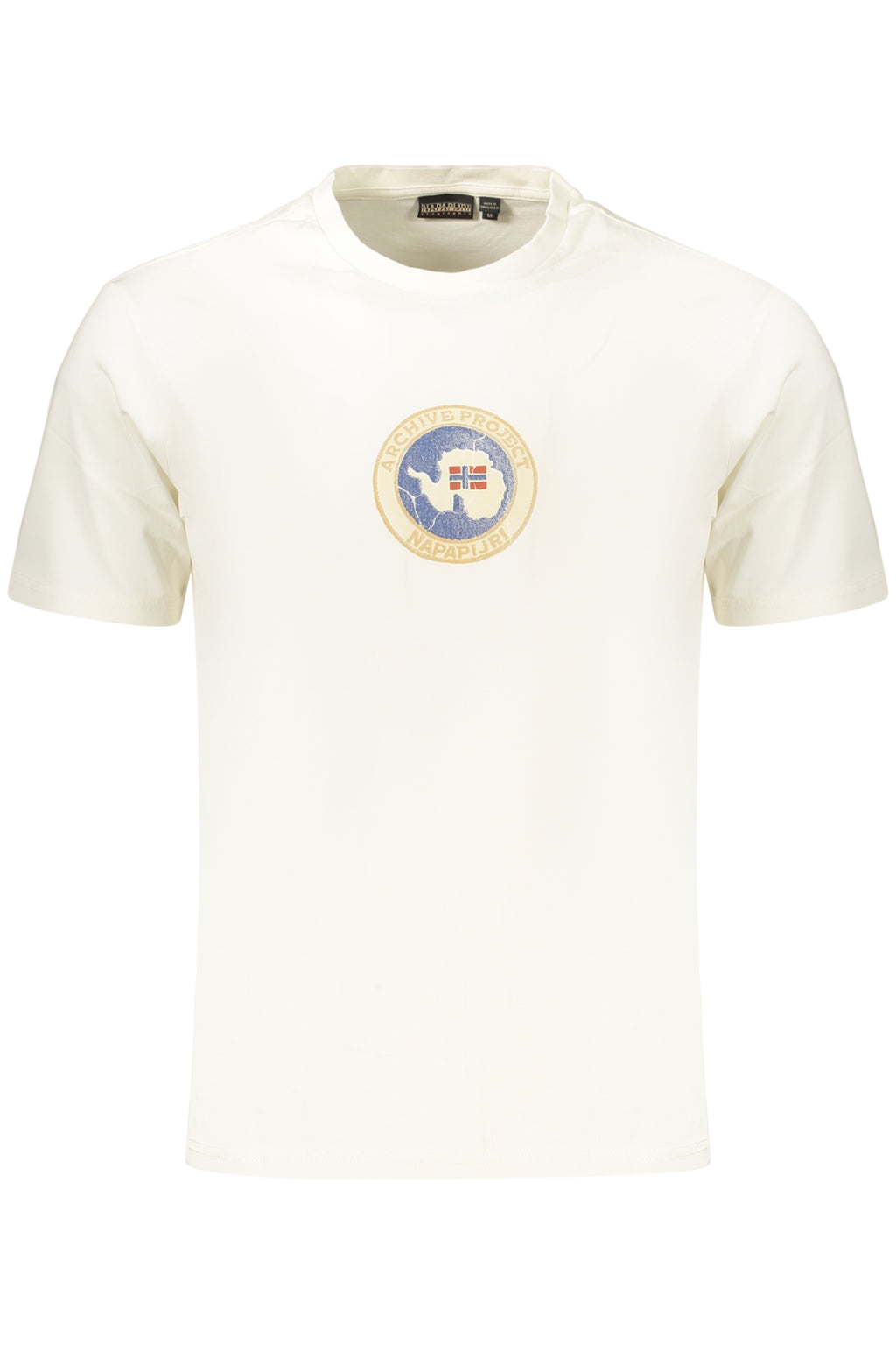 NAPAPIJRI T-SHIRT MANICHE CORTE UOMO BIANCO