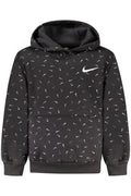NIKE FELPA SENZA ZIP BAMBINA NERO