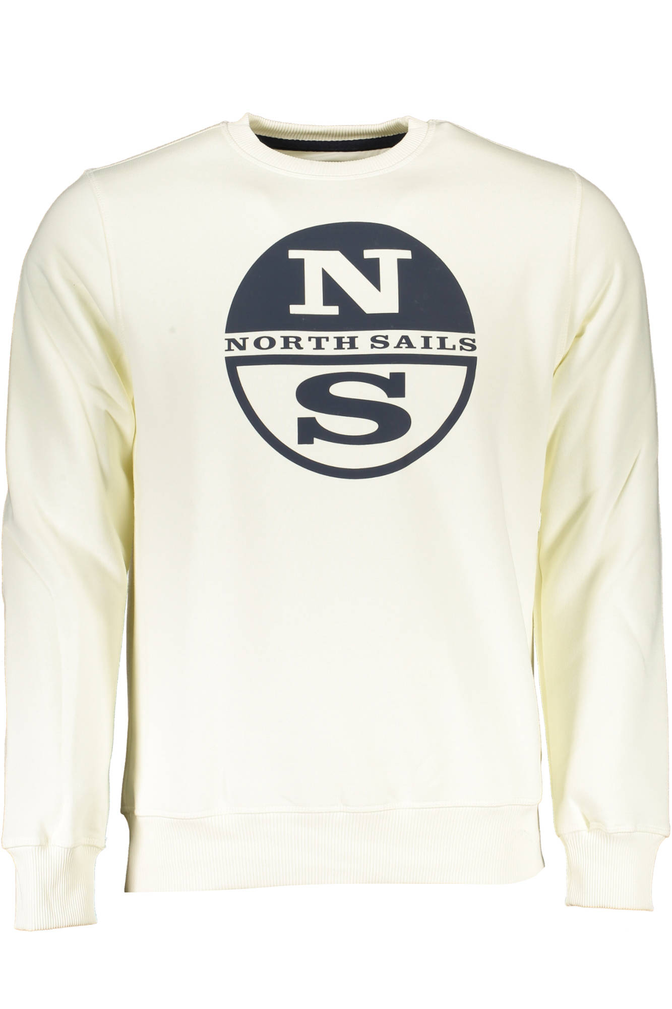 NORTH SAILS FELPA SENZA ZIP UOMO BIANCO