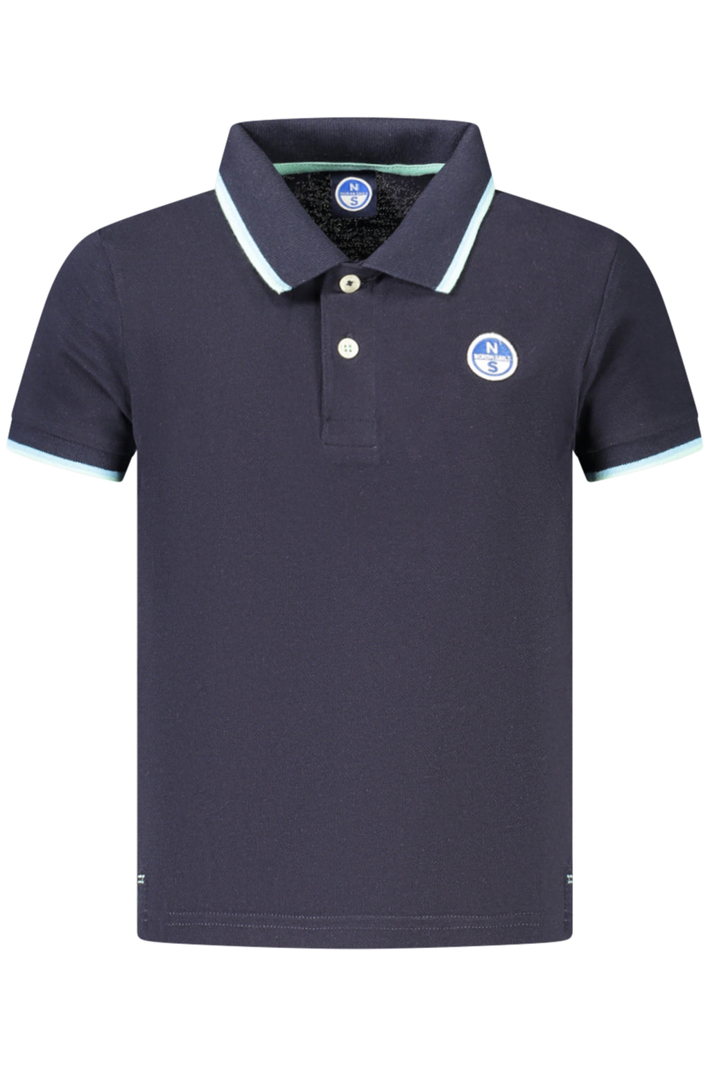 NORTH SAILS POLO MANICHE CORTE BAMBINO BLU