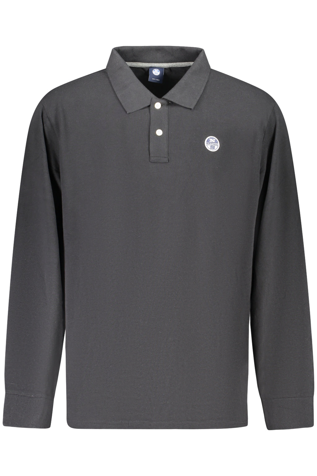 NORTH SAILS POLO MANICHE LUNGHE UOMO NERO