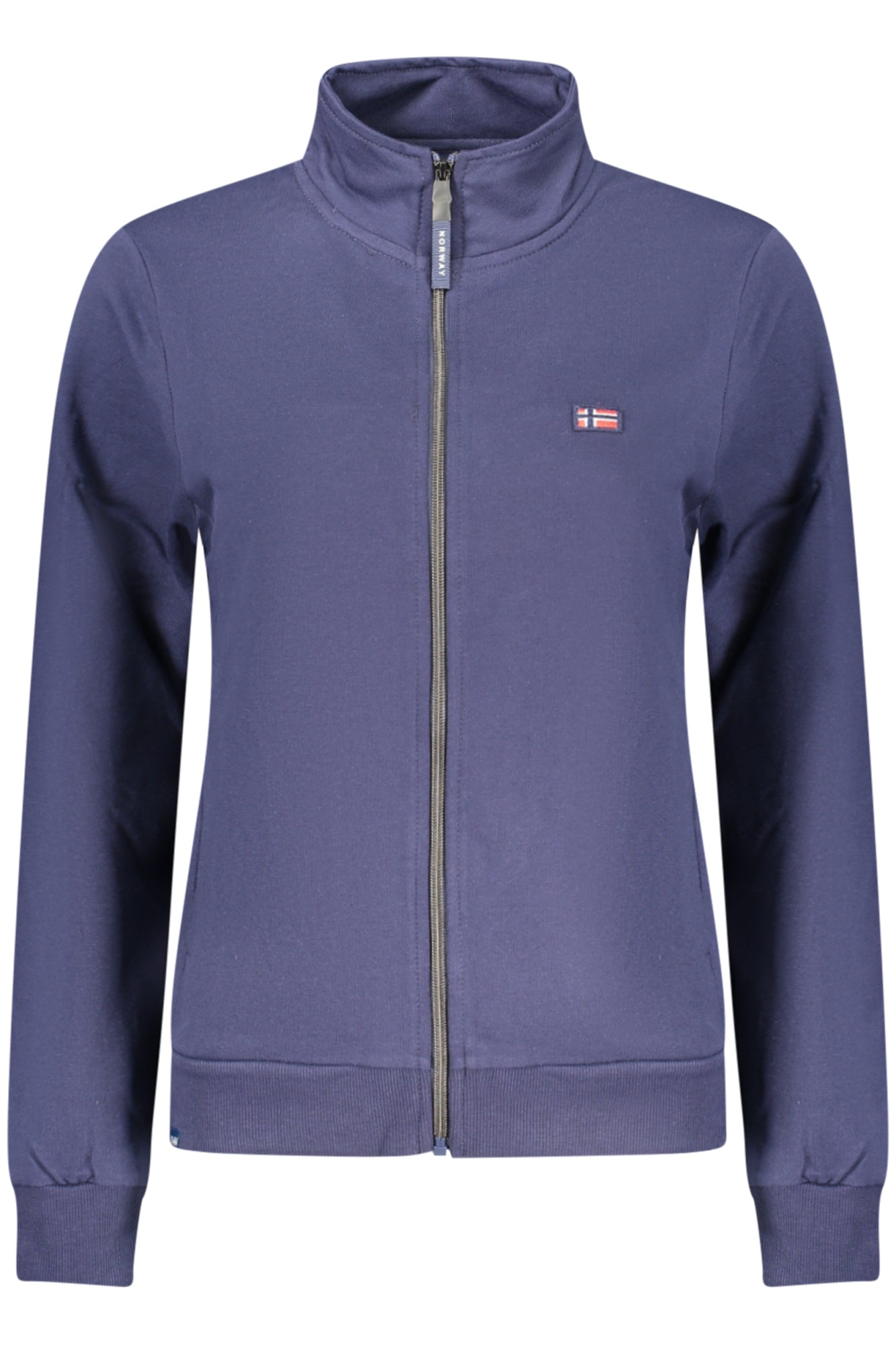 NORWAY 1963 FELPA CON ZIP DONNA BLU