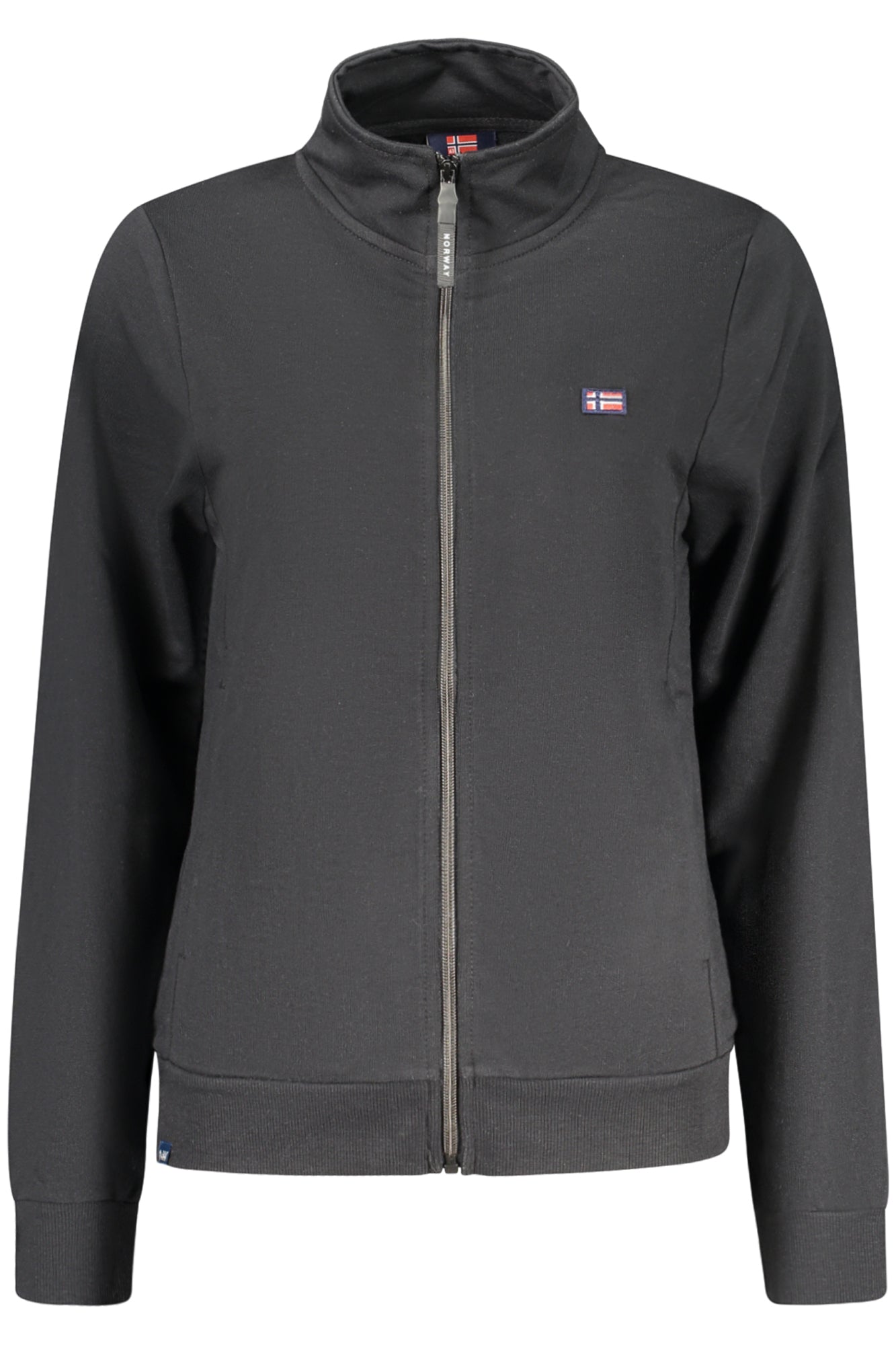 NORWAY 1963 FELPA CON ZIP DONNA NERO