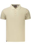 NORWAY 1963 POLO MANICHE CORTE UOMO BEIGE