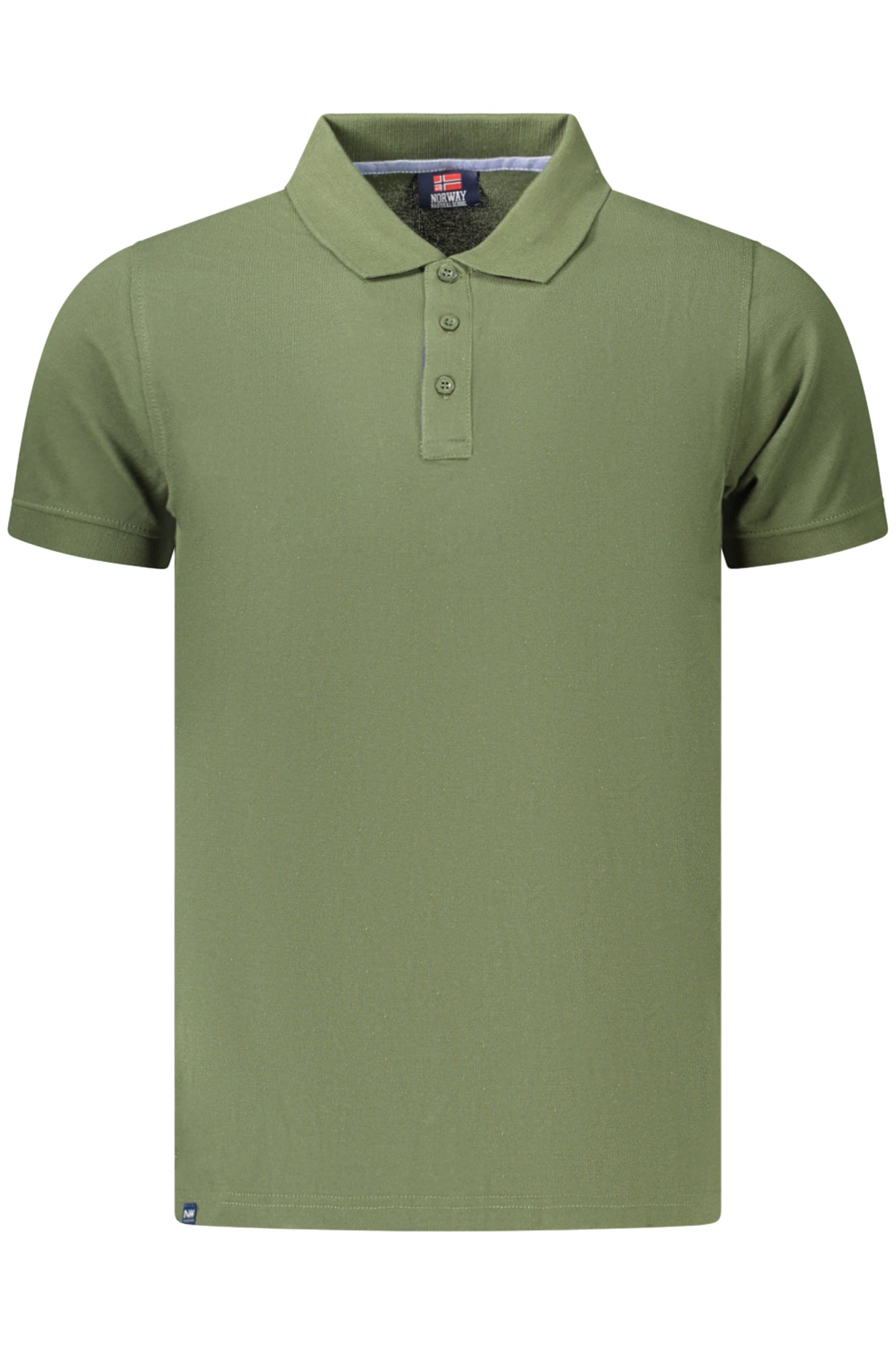 NORWAY 1963 POLO MANICHE CORTE UOMO VERDE