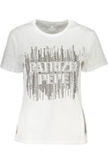 PATRIZIA PEPE T-SHIRT MANICHE CORTE DONNA BIANCO
