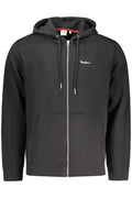 PEPE JEANS FELPA CON ZIP UOMO NERO