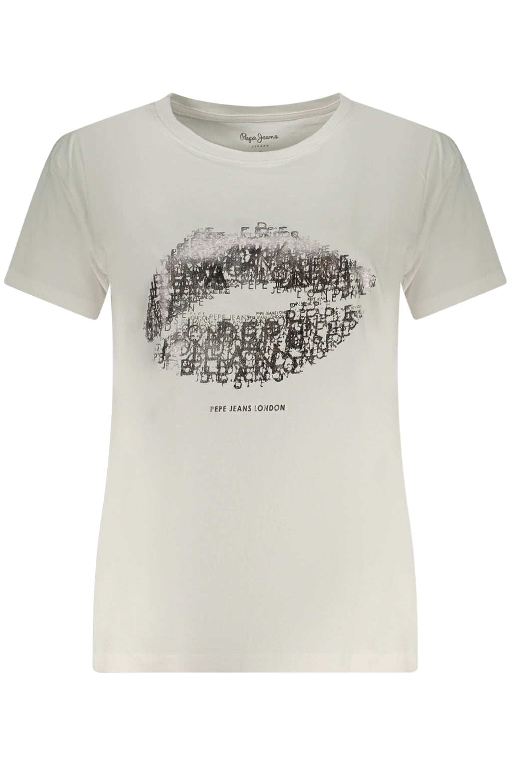 PEPE JEANS T-SHIRT MANICHE CORTE DONNA BIANCO
