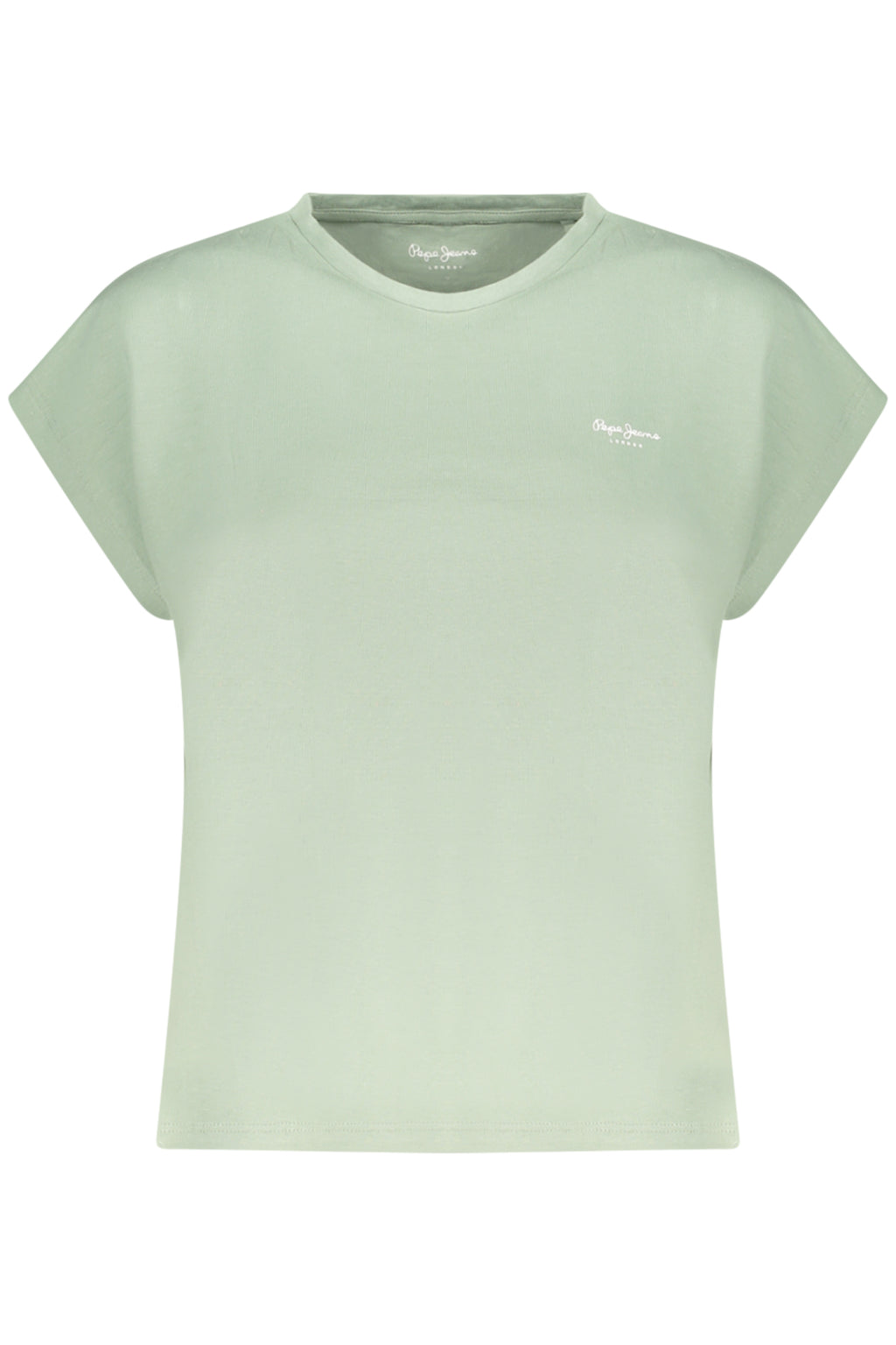 PEPE JEANS T-SHIRT MANICHE CORTE DONNA VERDE