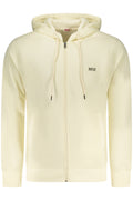 RIFLE FELPA CON ZIP UOMO BIANCO
