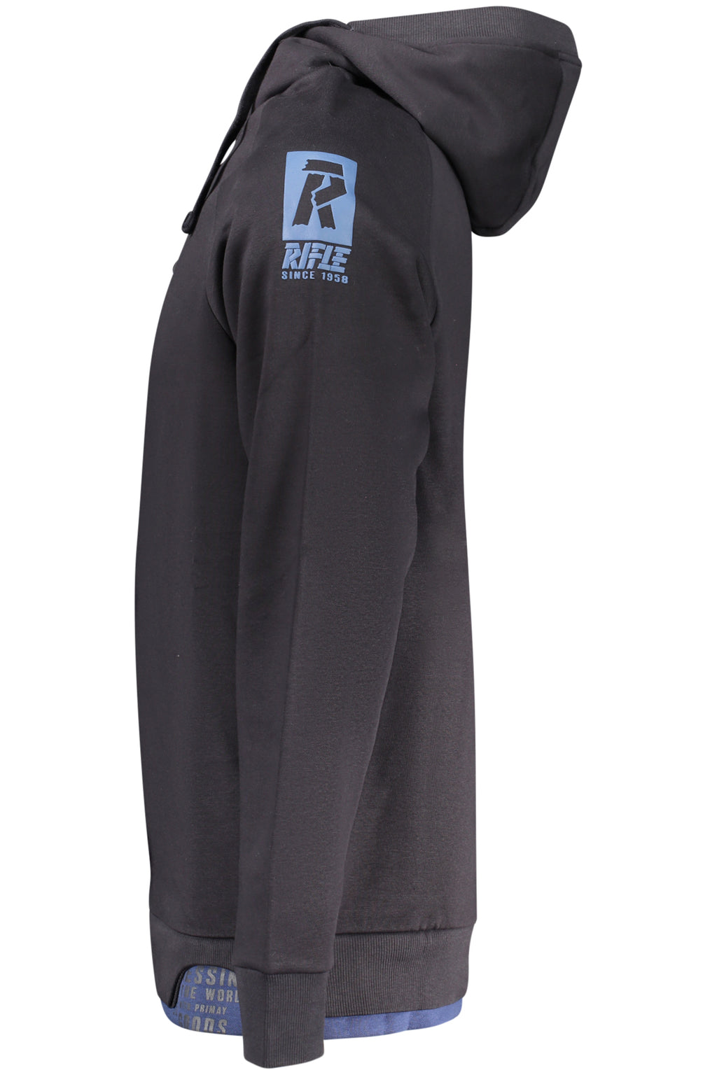 RIFLE FELPA SENZA ZIP UOMO BLU