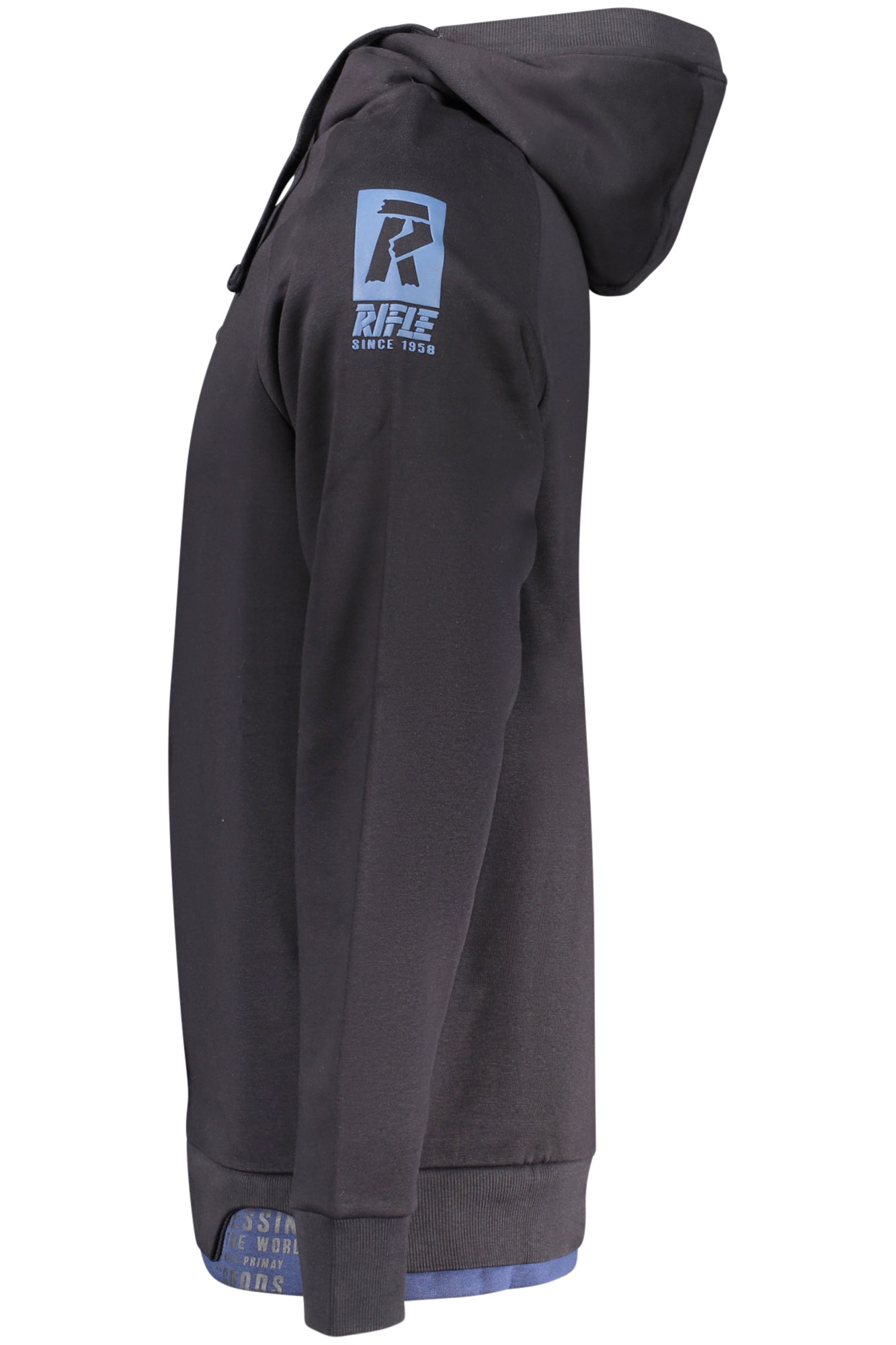 RIFLE FELPA SENZA ZIP UOMO BLU