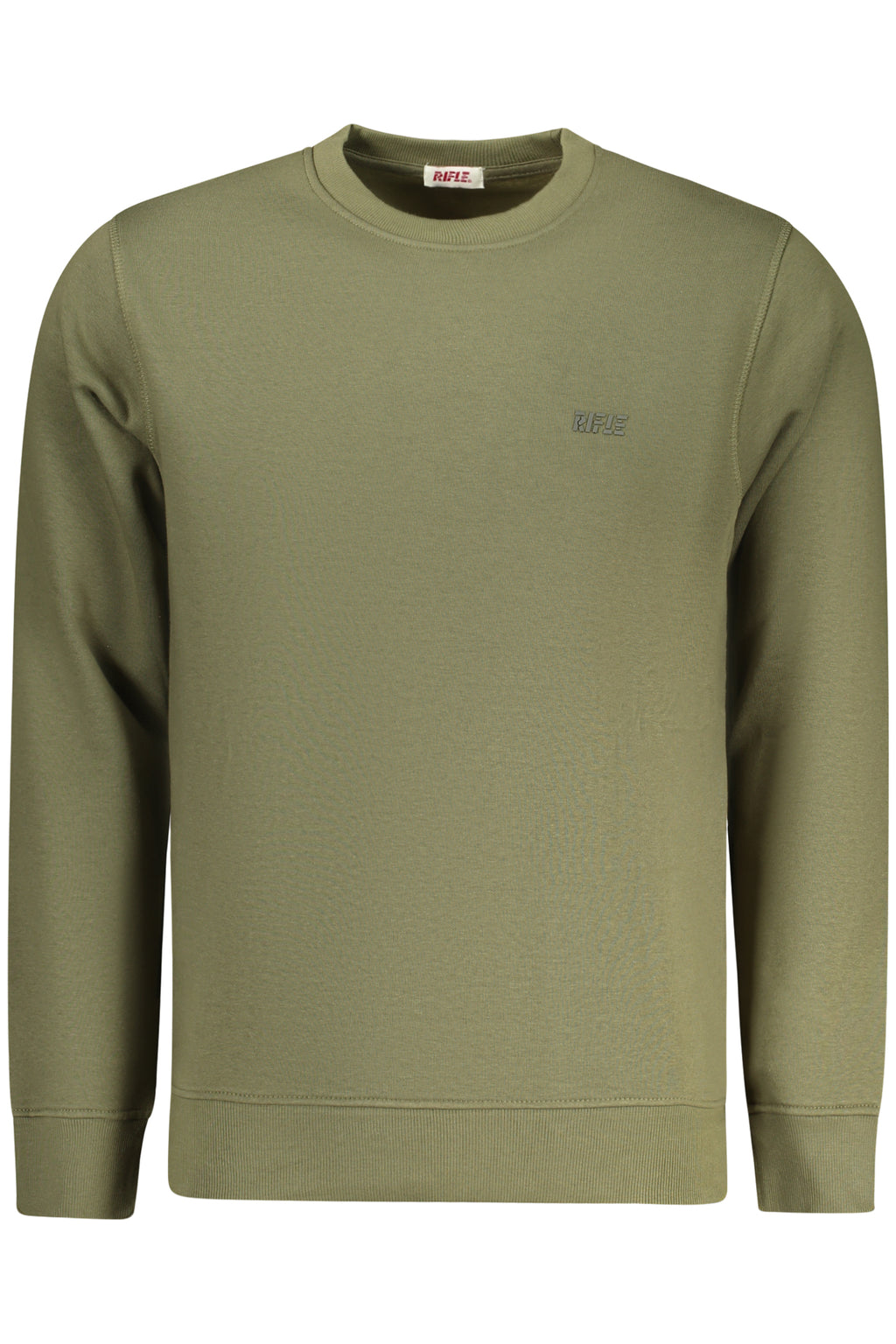 RIFLE FELPA SENZA ZIP UOMO VERDE
