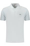 RIFLE POLO MANICHE CORTE UOMO AZZURRO