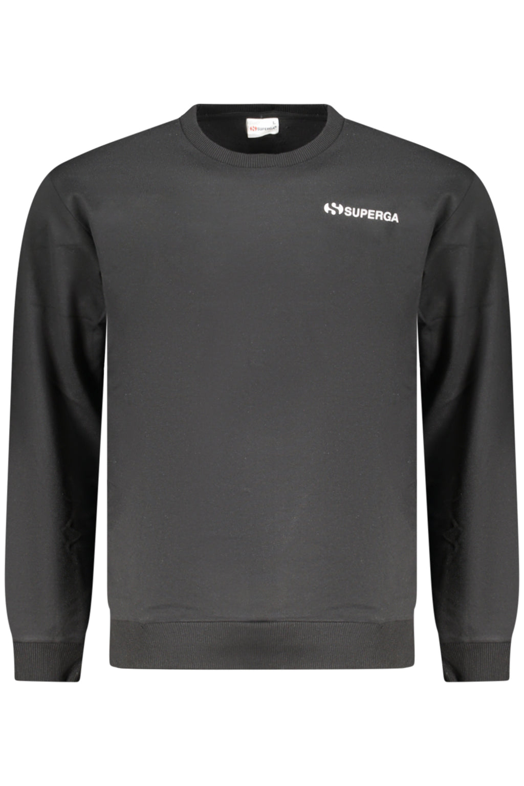 SUPERGA FELPA SENZA ZIP UOMO NERO
