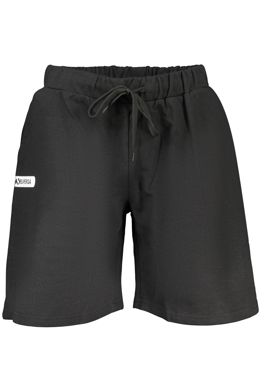 SUPERGA PANTALONE TUTA CORTO UOMO NERO