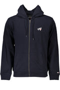 Tommy Hilfiger Felpa con Zip Uomo in Cotone Blu DM0DM16798