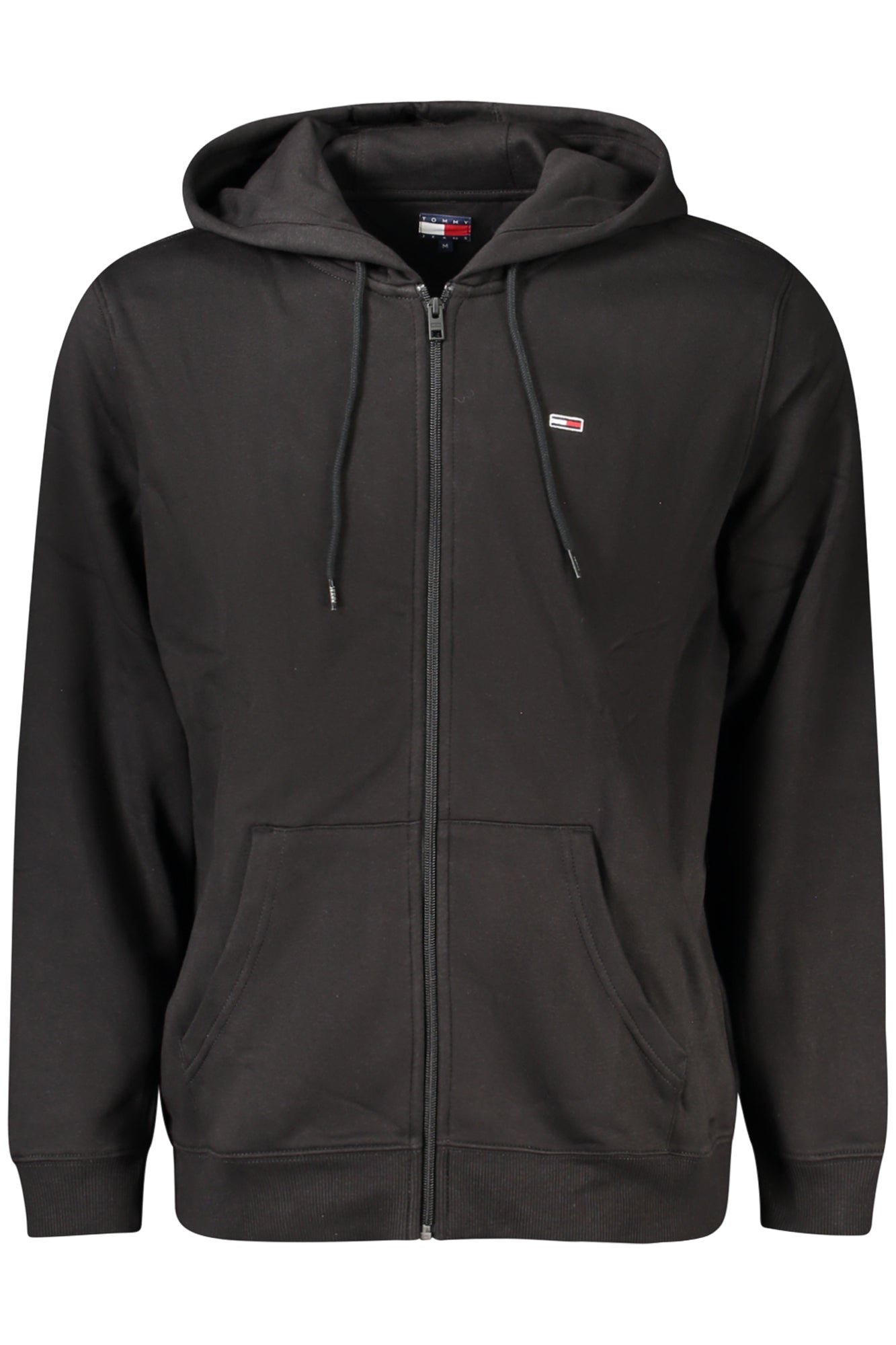 TOMMY HILFIGER FELPA CON ZIP UOMO NERO
