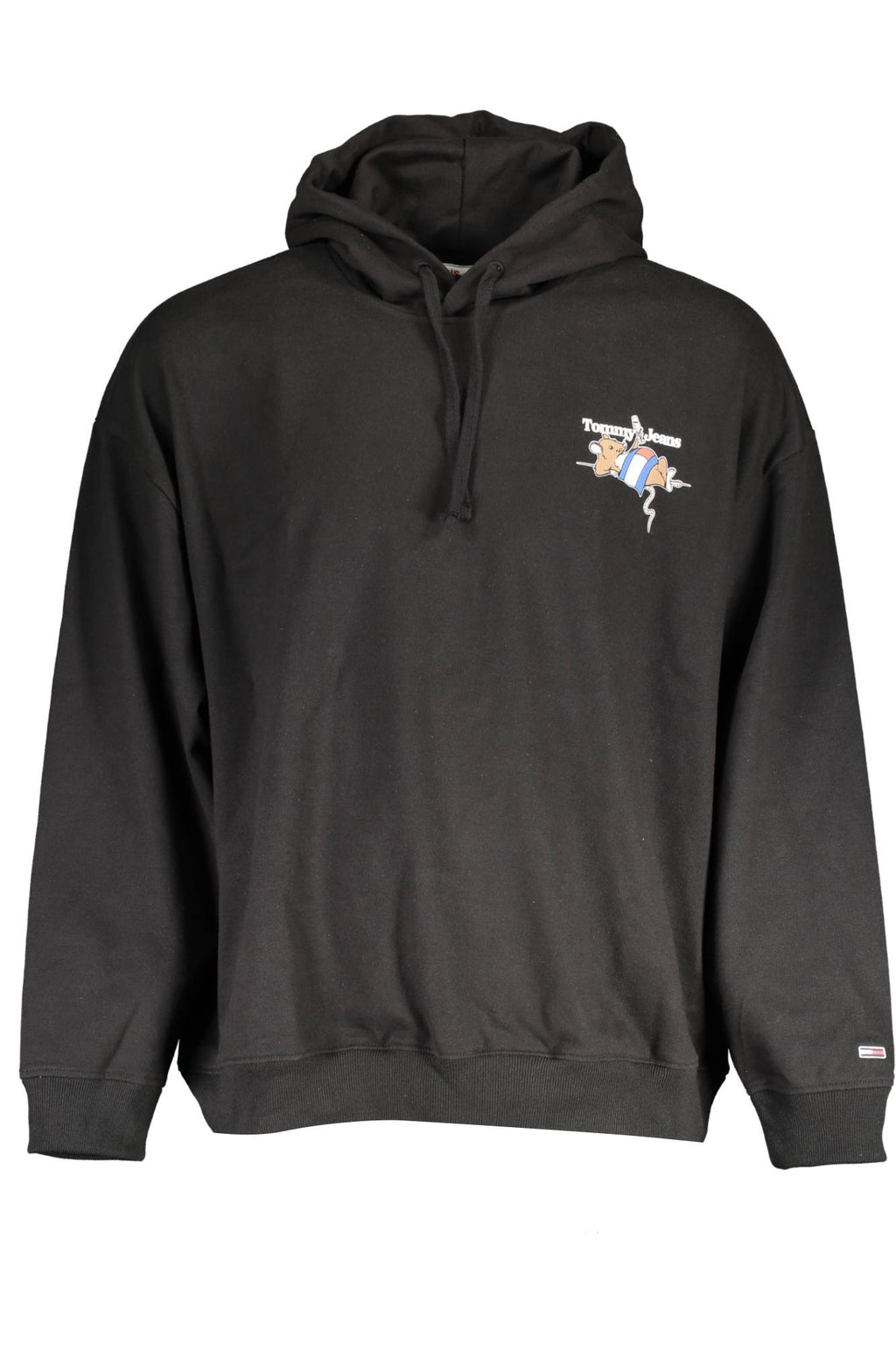 Tommy Hilfiger Felpa Uomo in Cotone Nero DM0DM15810