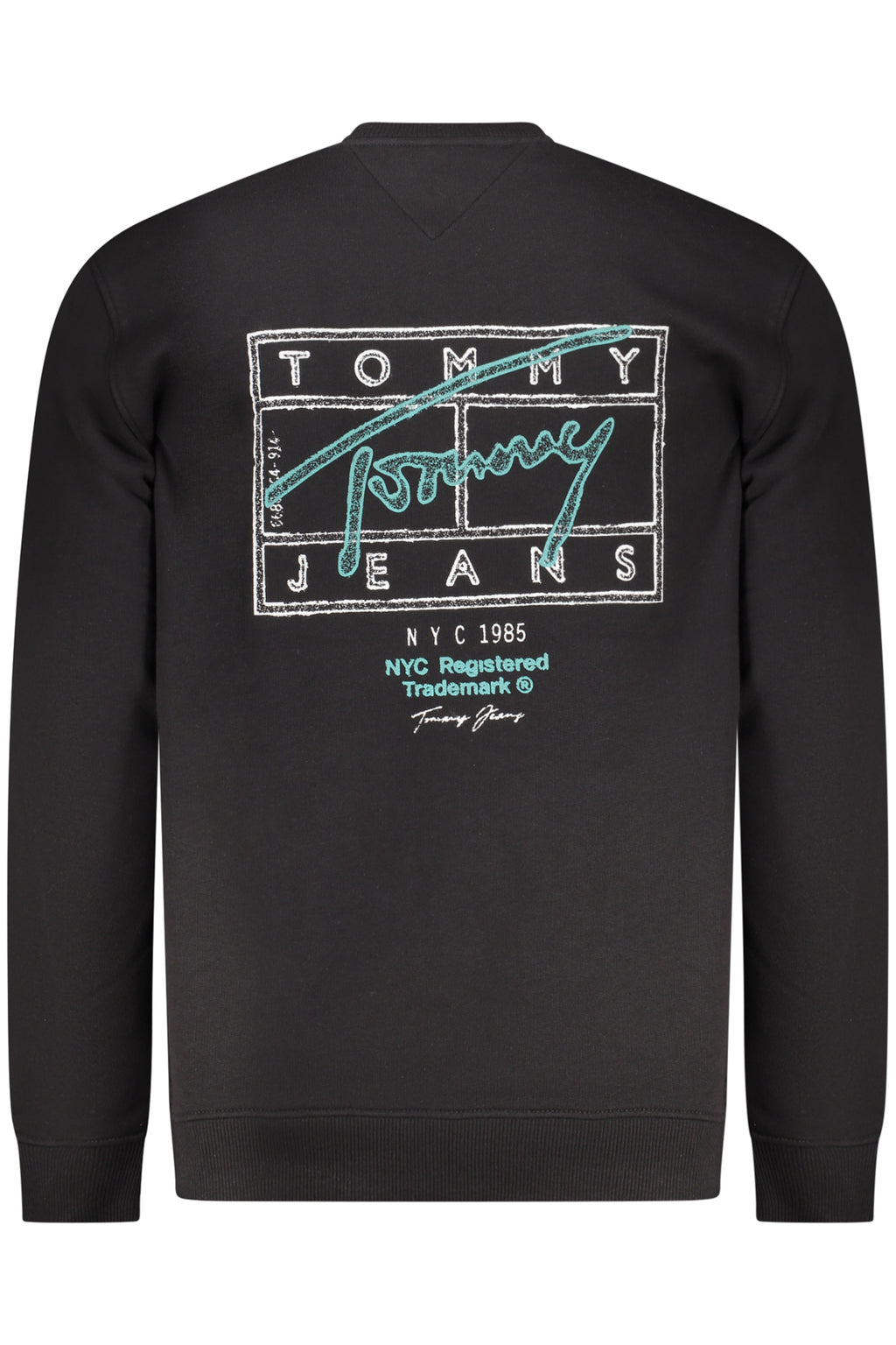 TOMMY HILFIGER FELPA SENZA ZIP UOMO NERO