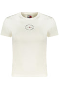 TOMMY HILFIGER T-SHIRT MANICHE CORTE DONNA BIANCO