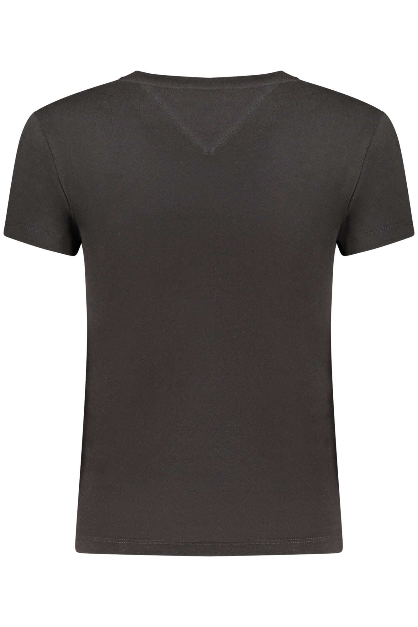 TOMMY HILFIGER T-SHIRT MANICHE CORTE DONNA NERO