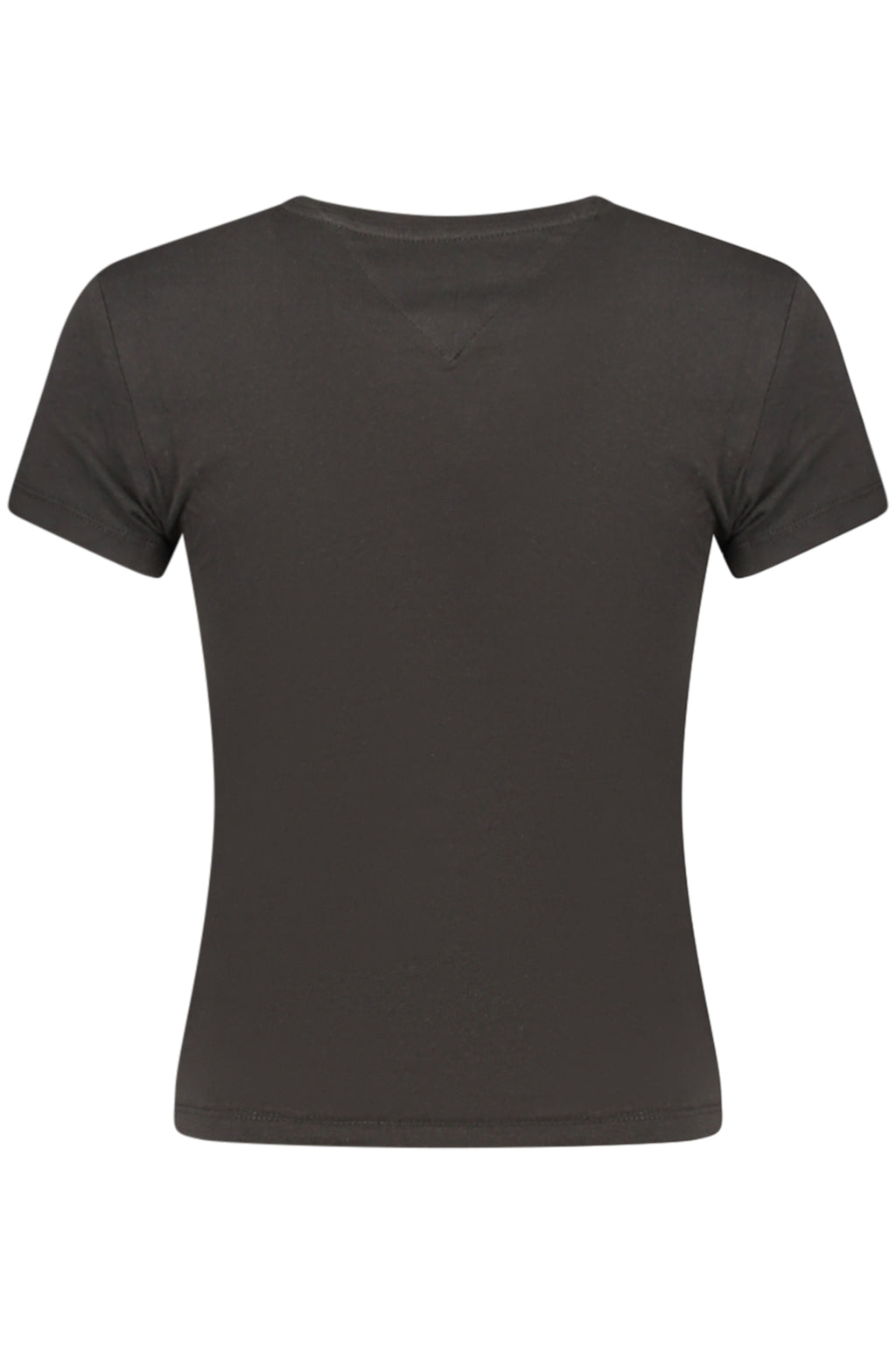 TOMMY HILFIGER T-SHIRT MANICHE CORTE DONNA NERO