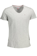 TOMMY HILFIGER T-SHIRT MANICHE CORTE UOMO GRIGIO