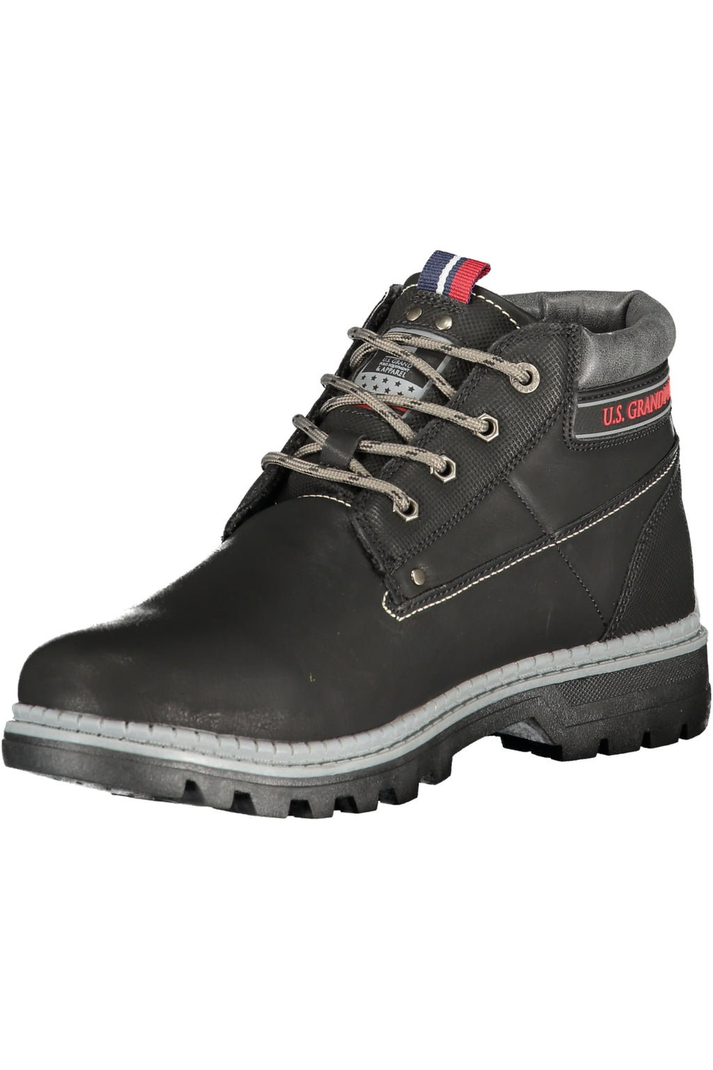 U.S. GRAND CALZATURA STIVALE UOMO NERO