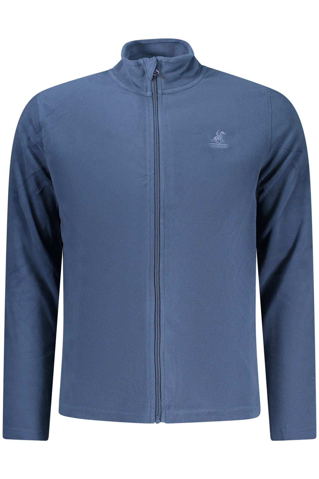 U.S. GRAND FELPA CON ZIP UOMO BLU