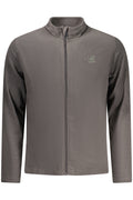 U.S. GRAND FELPA CON ZIP UOMO GRIGIO
