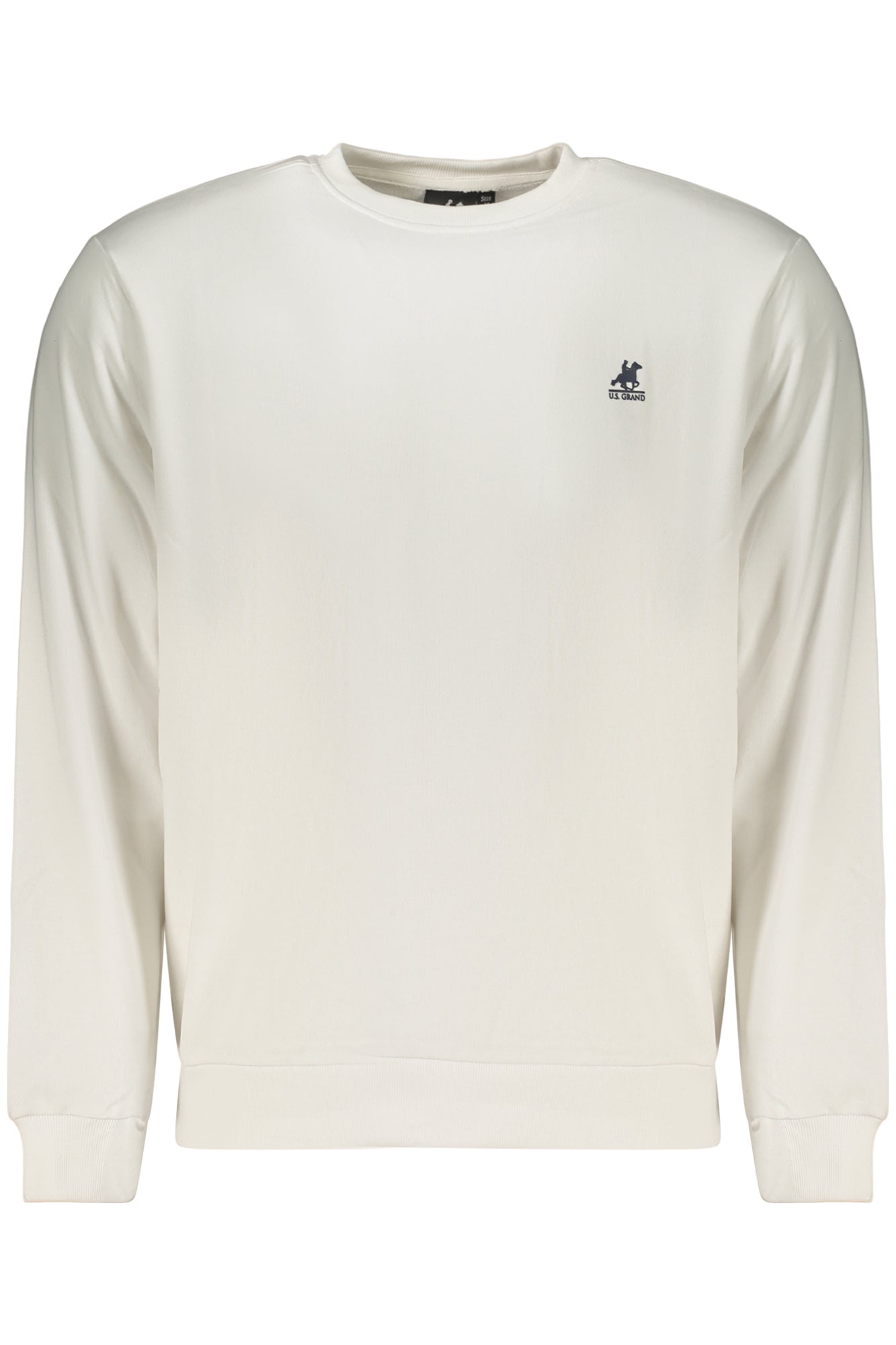 U.S. GRAND FELPA SENZA ZIP UOMO BIANCO
