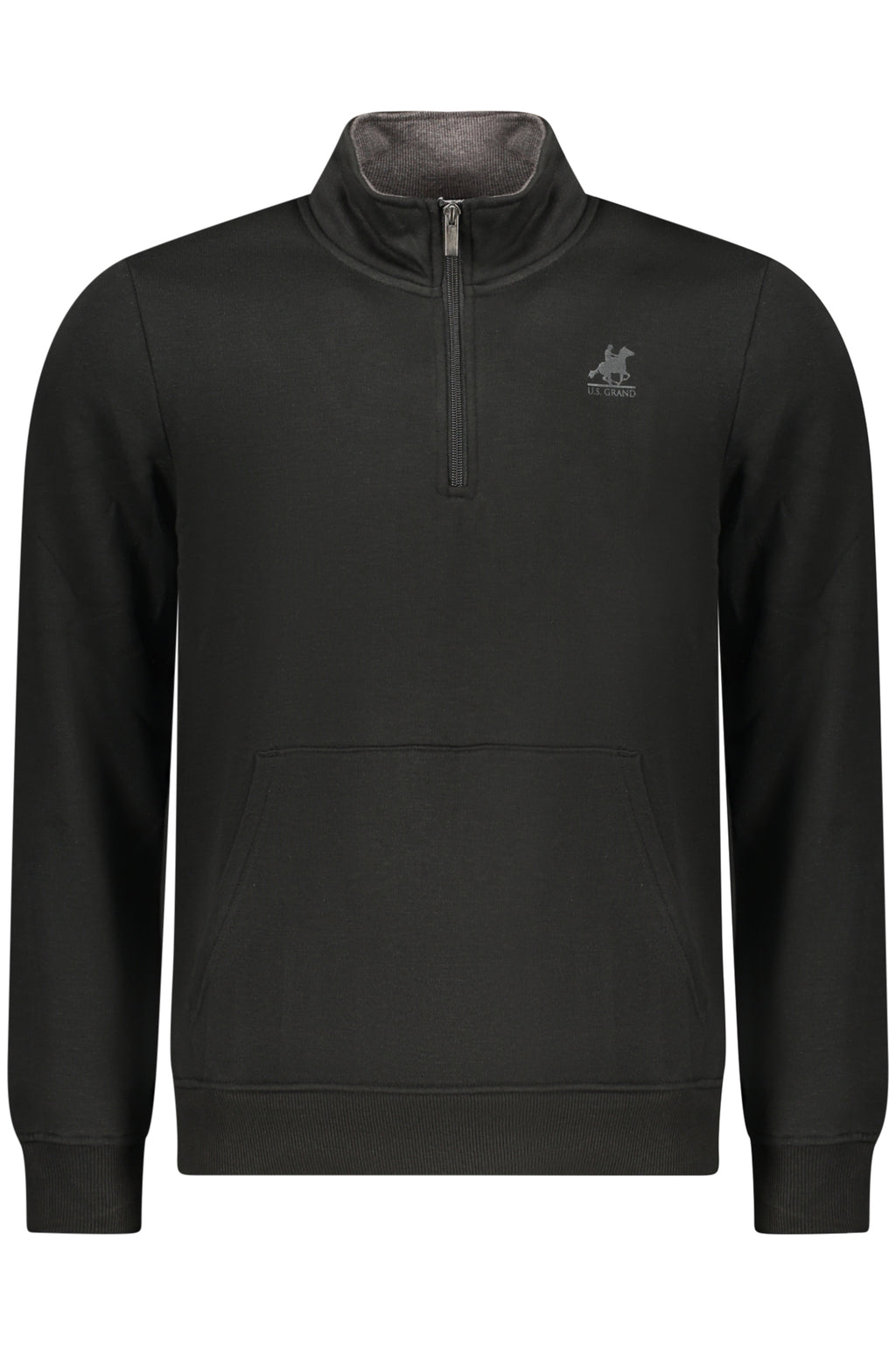 U.S. GRAND FELPA SENZA ZIP UOMO NERO