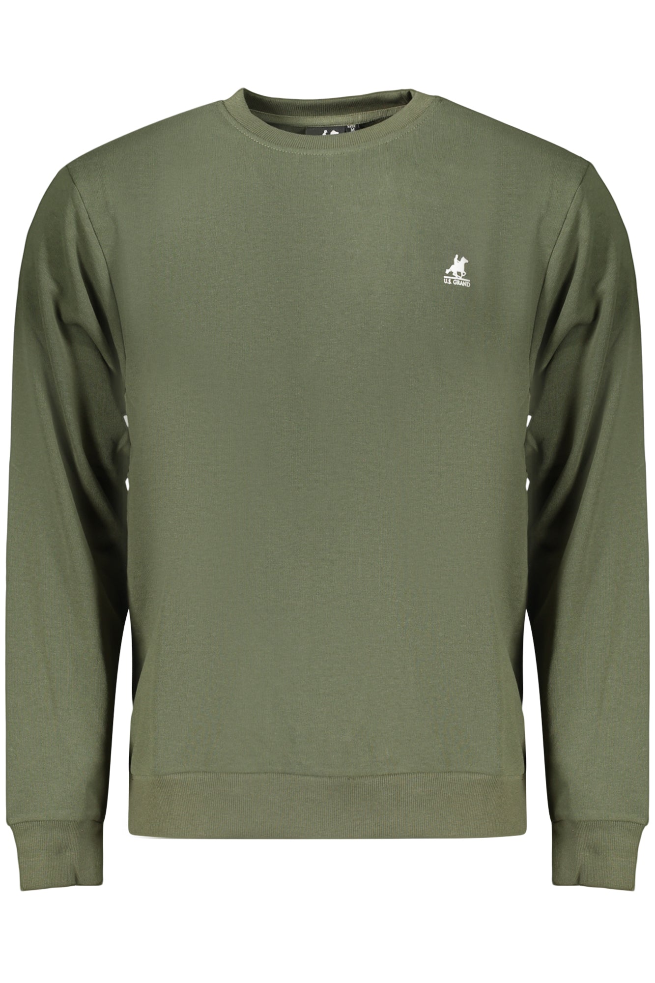 U.S. GRAND FELPA SENZA ZIP UOMO VERDE