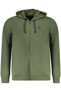 U.S. GRAND FELPA CON ZIP UOMO VERDE