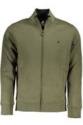 U.S. GRAND FELPA CON ZIP UOMO VERDE