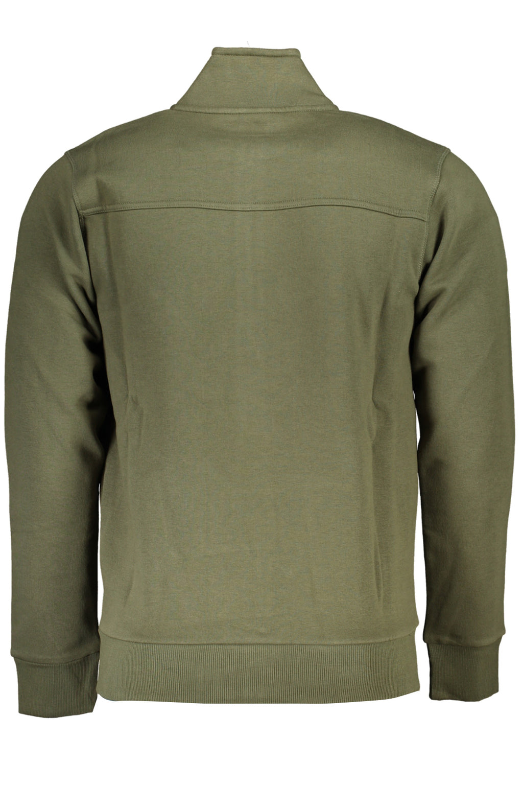 U.S. GRAND FELPA CON ZIP UOMO VERDE
