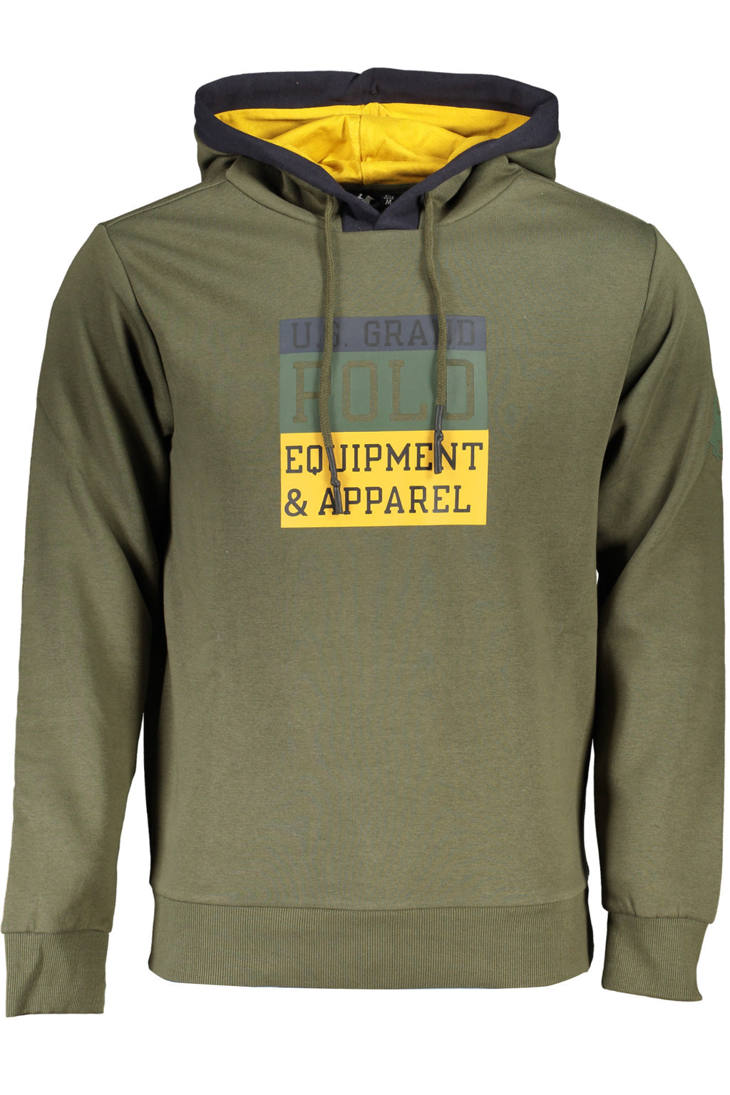 U.S. GRAND FELPA SENZA ZIP UOMO VERDE