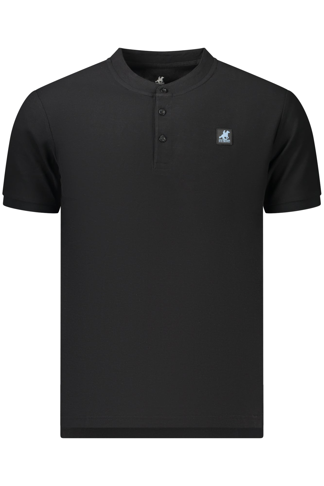 U.S. GRAND POLO MANICHE CORTE UOMO NERO